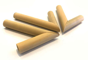 2x Bamboo Hapéh Kuripe Pipe